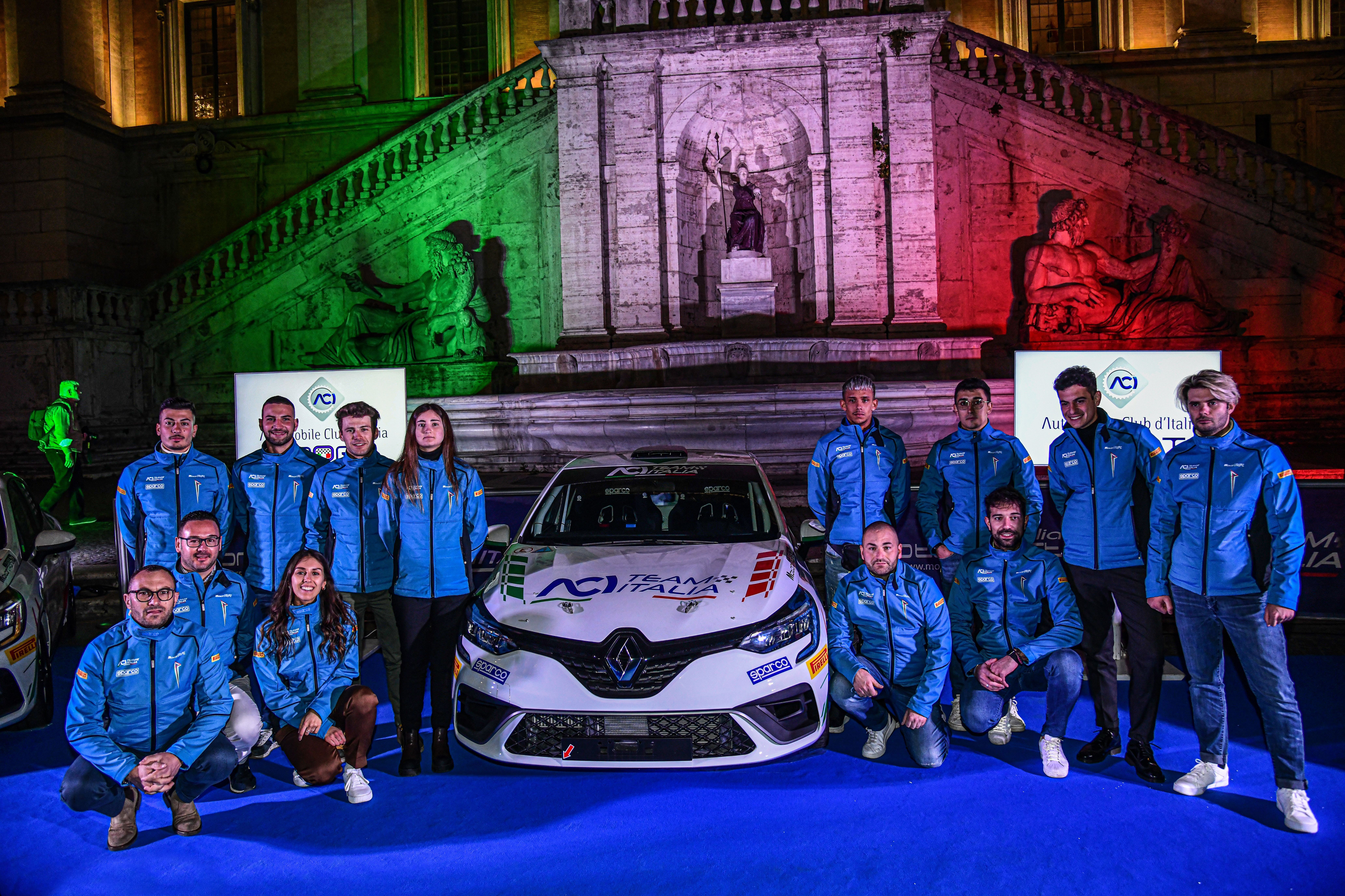 Al Campidoglio tolto il velo sul Campionato Italiano Assoluto Rally Junior 2022