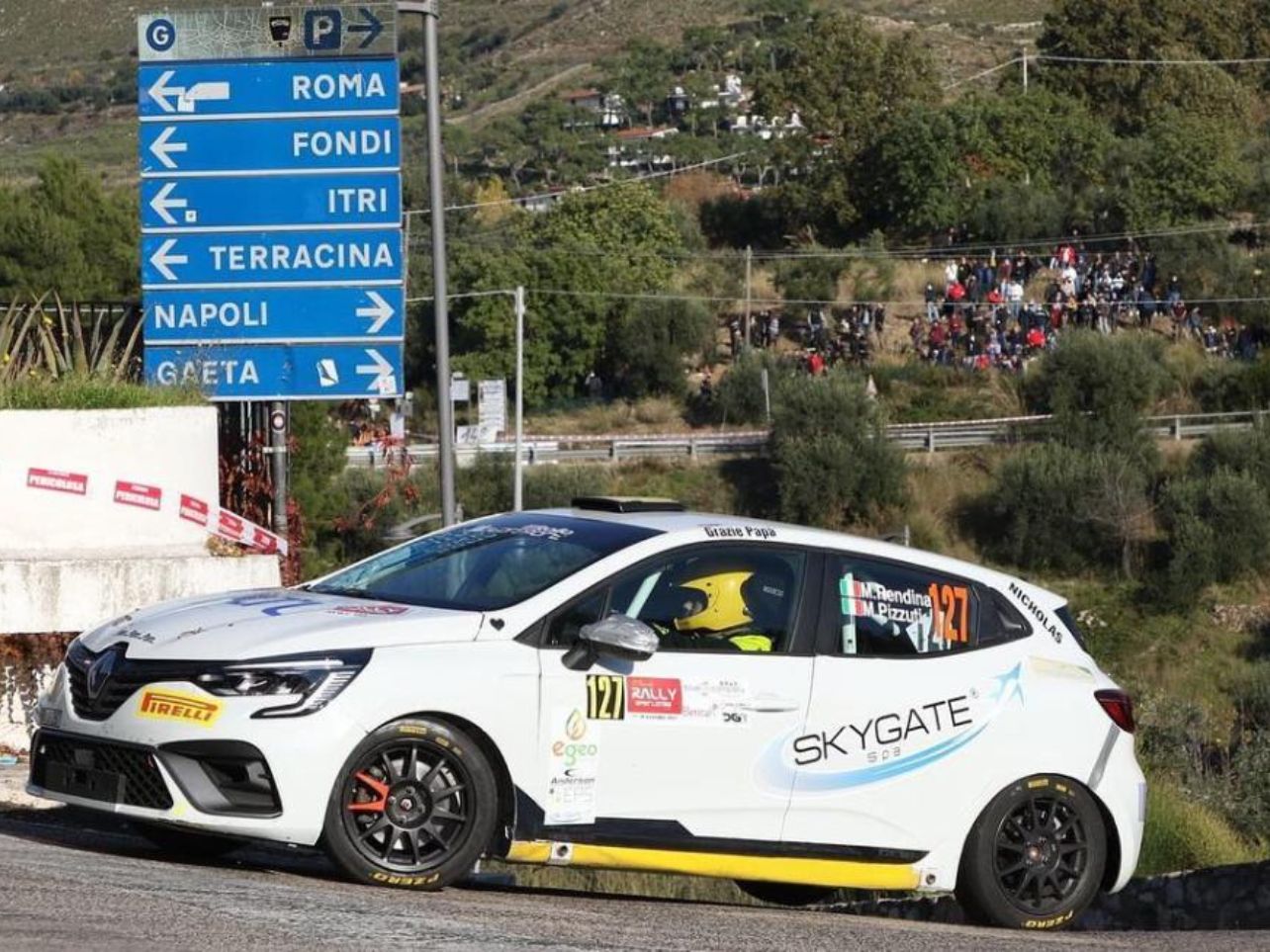 Michael Rendina a Sanremo si prepara all'esordio nel FIA European Rally Championship 2022