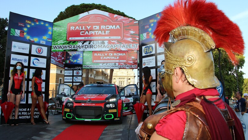 Rally di Roma al Circo Massimo, prova spettacolo a Caracalla