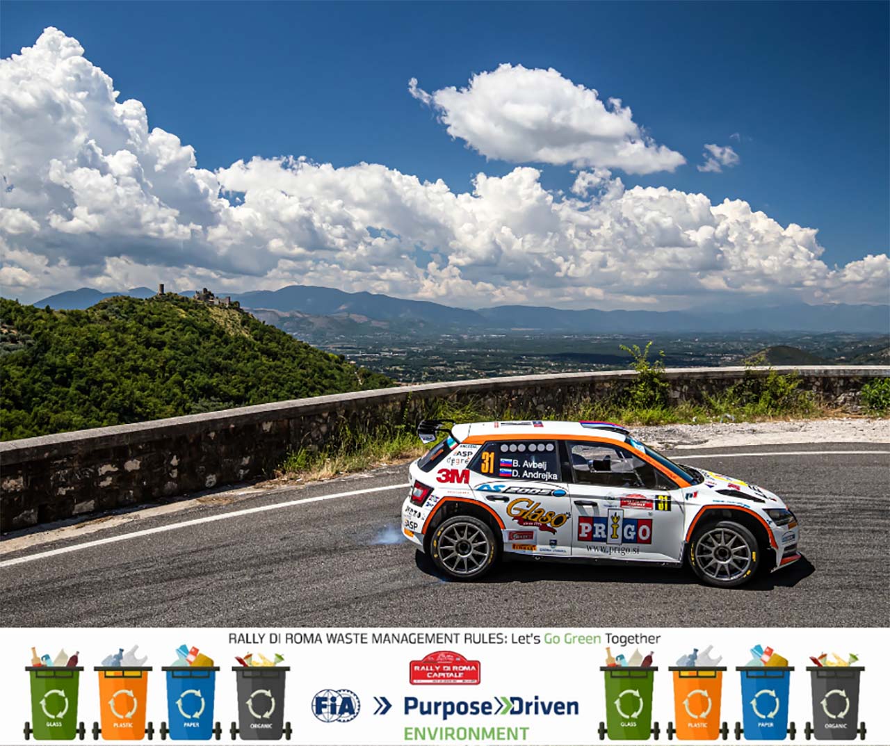 The Rally di Roma Capitale 2021 brings the environmental aspect to the fore