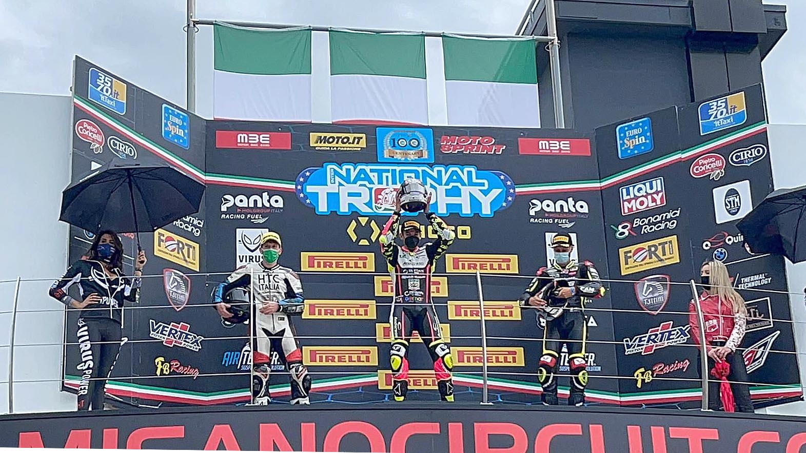 Podio a Misano per Armando Pontone 